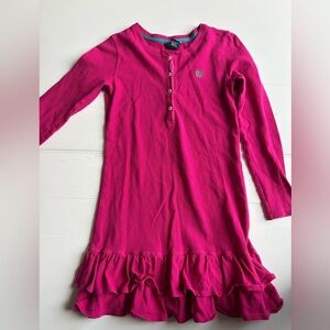 Chaps Girls Pink Dress